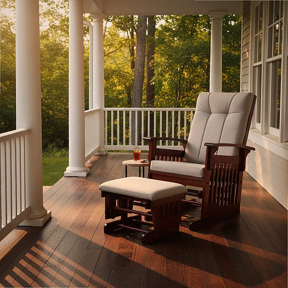 Turned Leg Rocking Chair
